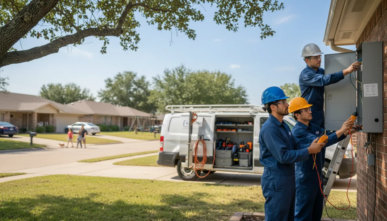 Certified electrician providing emergency electrical services in Elmer, LA